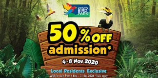 Jurong Bird Park: 50% Off Admission Tickets