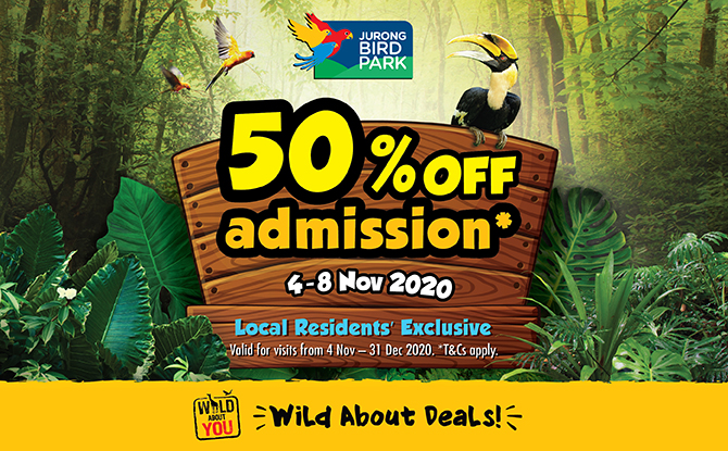 Jurong Bird Park: 50% Off Admission Tickets - Little Day Out