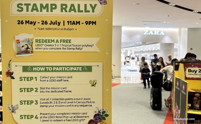 Celebrate Jewel Blooms With LEGO Botanicals: Showcase, Stamp Rally & School Holiday Promo 8 Stamp Rally