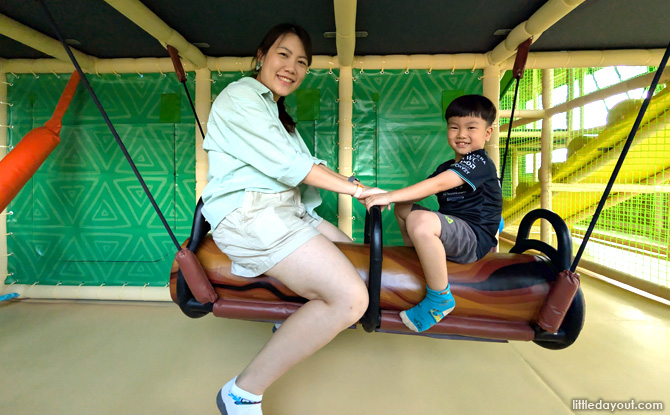 mini Mario-esque obstacle course