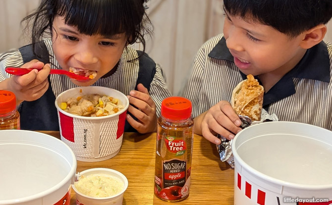 KFC kids bucket meal