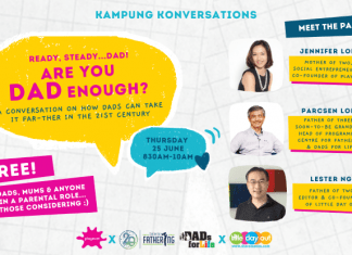 Are You Dad Enough? Join A Father’s Day Edition Of Playeum’s Kampung Konversation