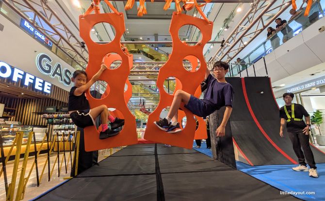 Unleash Your Inner Ninja: Obstacle Course At The Centrepoint & Jumptopia Playgrounds At Frasers Property Singapore Malls This June Holidays 1 Kiztopia Ninja Trials Cheeseboard 1