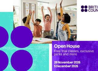 The British Council’s Open House – Young Learners (28 Nov & 5 Dec 2026) The British Council's Open House – Young Learners (29 Nov & 5 Dec 2026)