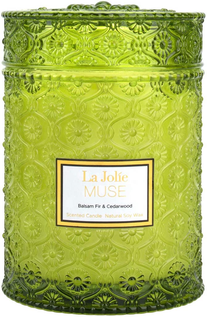 La Jolie Muse Balsam Fir & Cedarwood Scented Candle