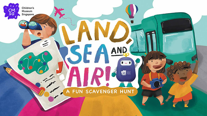 Land, Sea and Air! – A Fun Scavenger Hunt