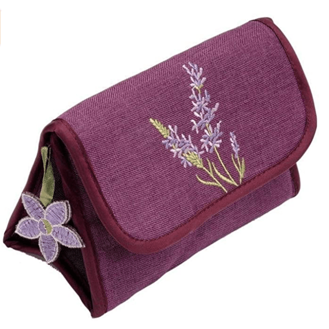 Lavender Design Cosmetic Bag