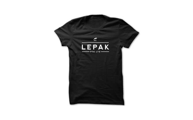 Lepak Pte Ltd T-shirt $30, from statement.sg