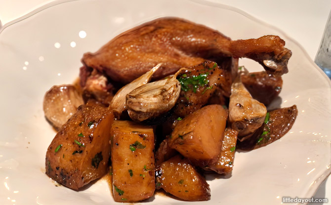 Les Ducs On Ann Siang Hill: French Fusion Lunch With A Taste of Singapore 5 Confit duck leg with sauté potatoes