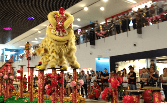 40+ Places You Can View Lion and Dragon Dance Performances This Lunar New Year 2017 3 Lion Dance Performance at NEX