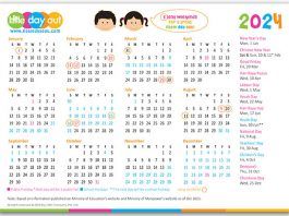 Little Day Out 2024 Calendar: Free & Downloadable