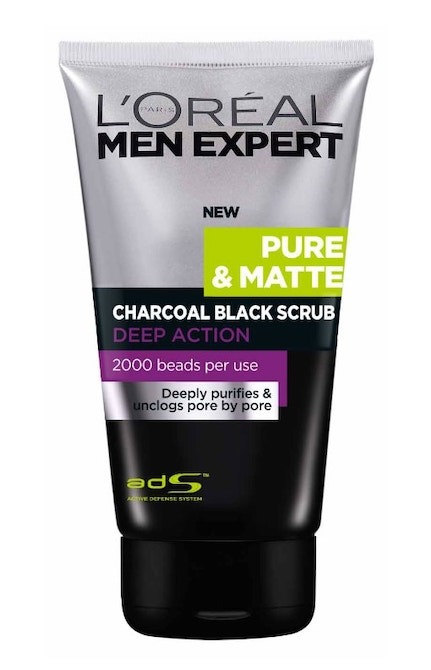 Loreal Paris Men Expert Pure Matte Charcoal Black Scrub