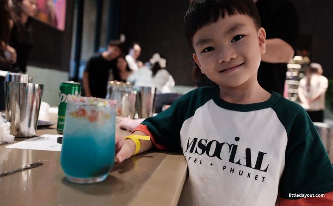 M Social Phuket Review: A Family Trip Made Even Sweeter With MyMillennium Kids 12 mocktail making class