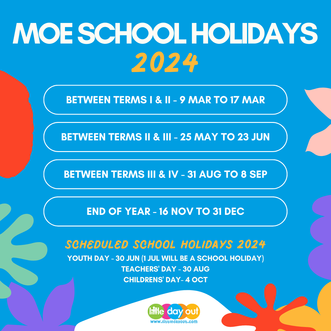 Singapore MOE School Holidays 2024