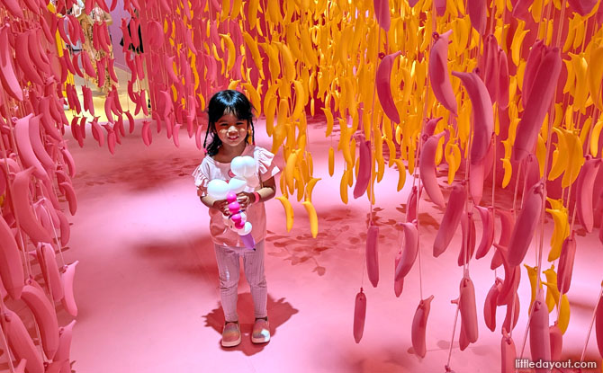 Banana Maze at Museum of Ice Cream Singapore