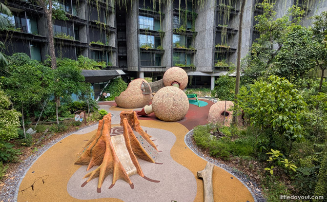 Mandai Rainforest Resort by Banyan Tree: Family Staycation Review 10 The playground is ideal for the little ones to climb, crawl, bounce and slide