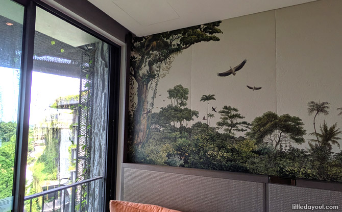 Mandai Rainforest Resort by Banyan Tree: Family Staycation Review 4 This meant that the artwork in our room corresponds to the canopy layer of the rainforest, taking the scene right into our bedroom
