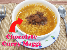 Chocolate Curry Maggi