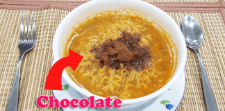 Chocolate Curry Maggi