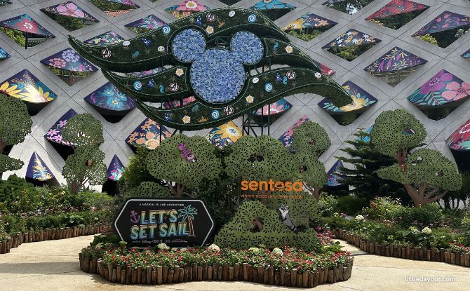 A Magical Island Adventure: Let’s Set Sail With Disney Cruise Line At Sentosa With 7 Special Experiences 10 Disney Imagination Garden through a five-metre topiary installation