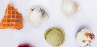 Salted Caramel ice-cream flavours