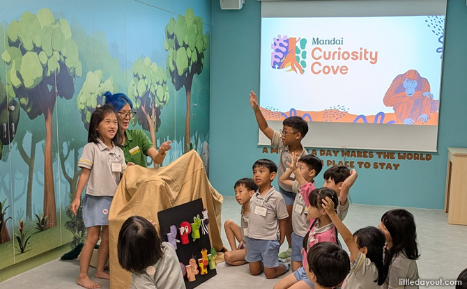 Curiosity Cove At Mandai Wildlife East: Indoor Playscape With 4 Zones For Kids To Play & Discover 19 tailored educational programmes include Curious Creatures