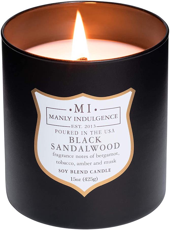 Manly Indulgence Black Sandalwood Candle