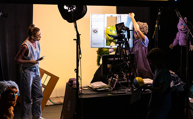Backstage Look and Live-Action Cinema 