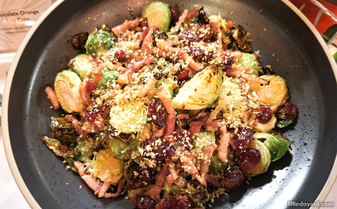 Fried Brussels Sprouts with Pancetta