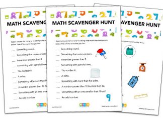 Free Math Scavenger Hunt Templates For Fun Learning Indoors Free Math Scavenger Hunt Templates For Fun Learning Indoors