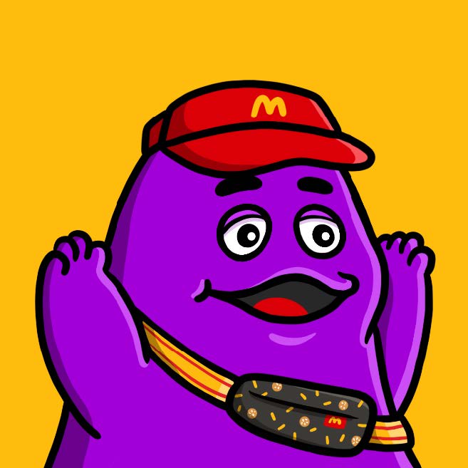 McDonald's Singapore's Grimace Digital Collectibles