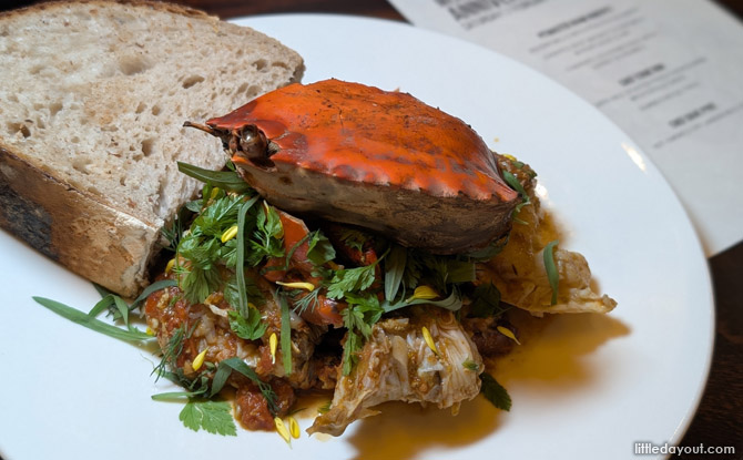 Meatsmith Turns 12: Familiar Comfort, Thoughtfully Layered 3 Chef Dave Pynt’s Hot-Smoked Sri Lankan Mud Crab
