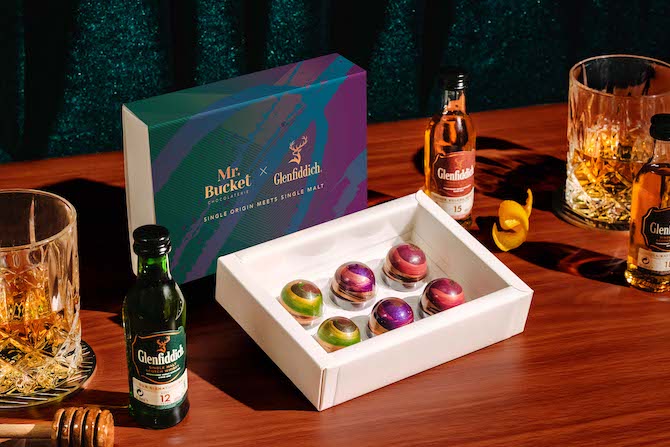 Mr Bucket Chocolaterie x Glenfiddich Chocolate & Whiskey Gift Set