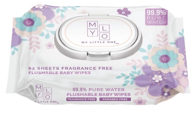 MyLo Flushable Wet Wipes