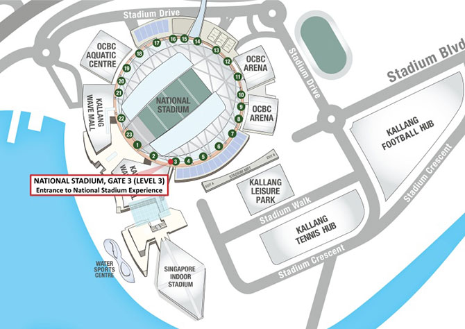 National Stadium Experience: Play, Unwind & Have Fun 2 How to Enter into the National Stadium Experience