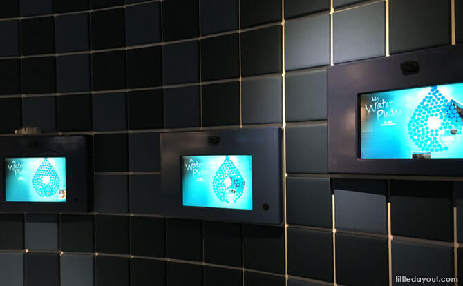 Pledge stations, NEWater Visitor Centre