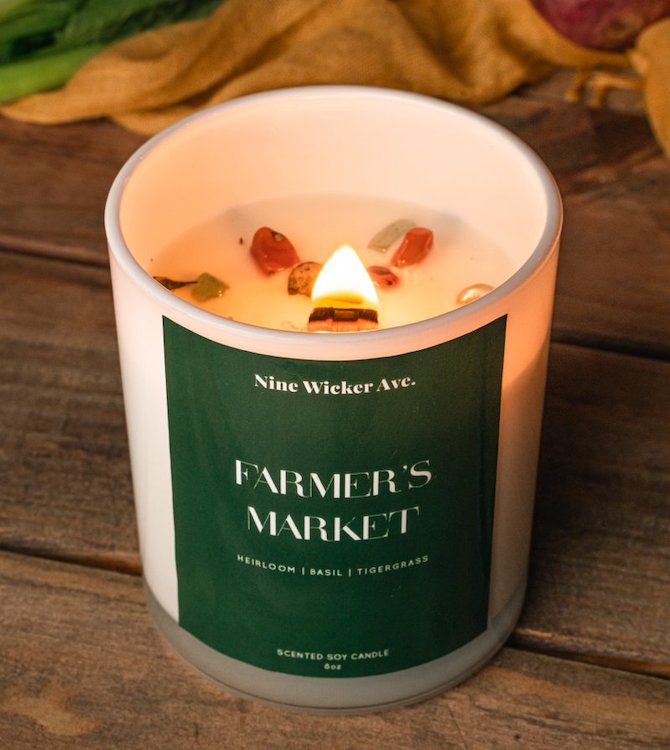 Nine Wicker Ave Farmer’s Market Candle