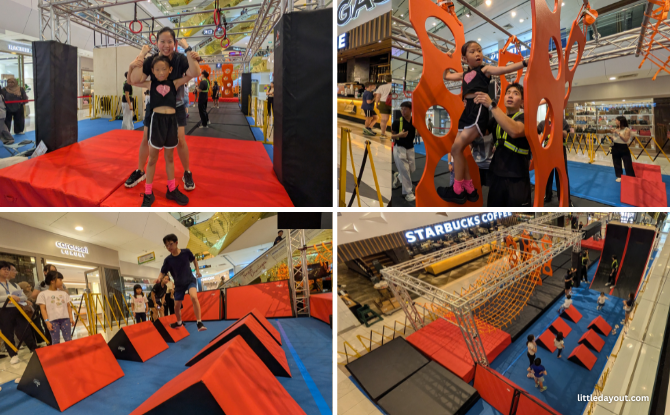 Ninja Trials KV Unleash Your Inner Ninja: Obstacle Course At The Centrepoint & Jumptopia Playgrounds At Frasers Property Singapore Malls This June Holidays