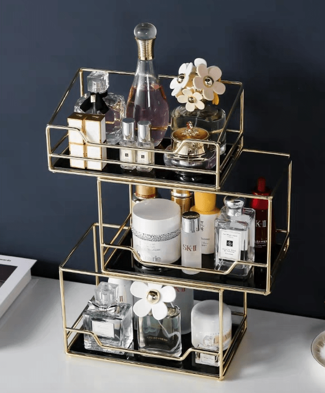 Nordic Cosmetic Desktop Storage Shelf
