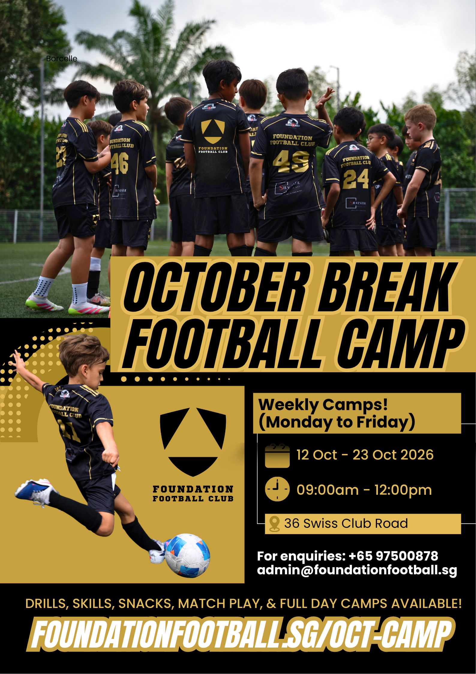 Must-Know Autumn / October 2026 Holiday Camps & Workshops 2 October Football Camp