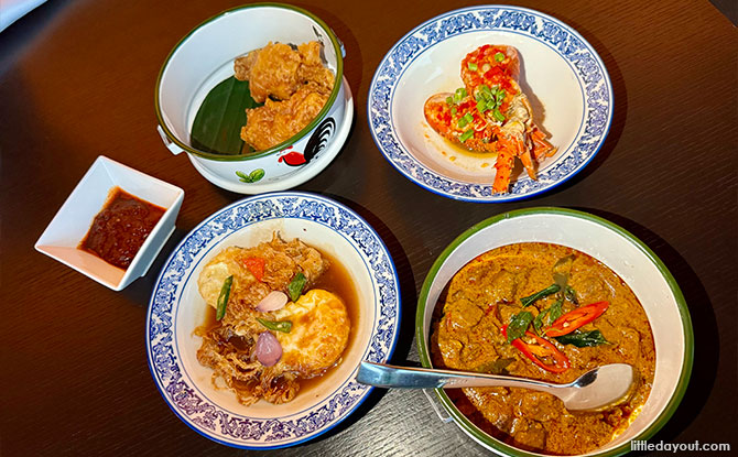 Dining at Peppermint at PARKROYAL COLLECTION Marina Bay: Peranakan Buffet