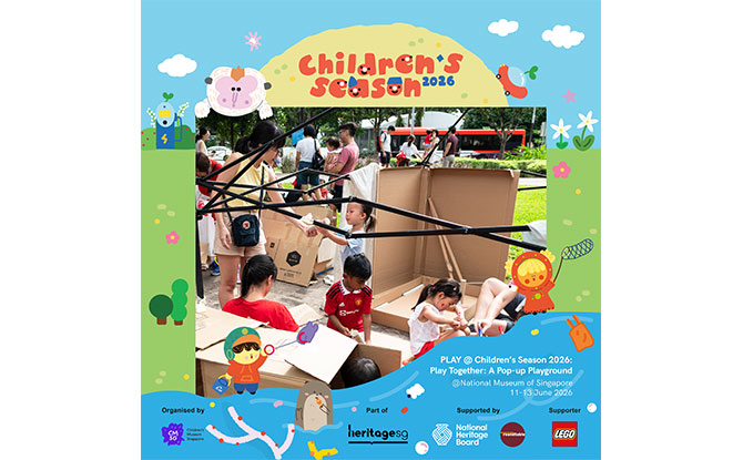 Children’s Season At National Museum 2026: 7 Highlights Of Get Curious! All About The River 5 PLAY @ Children’s Season 2026: Drop-in Activity Play Together: A Pop-up Playground