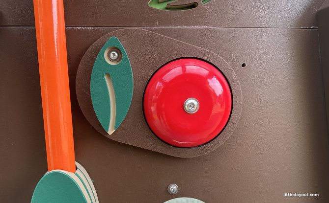 Parc Point Playground At The Knolls: Whimsical Rooftop Garden 3 bell ringers