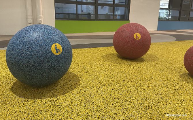Parc Residences @ Tengah Playground: Unique Sheltered Nets 5 Spheres that double up as seats