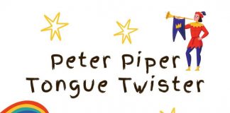 Peter Piper Tongue Twister: Words & Printable