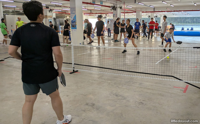 There were a few stations to visit at Pickleconnect to be better acquainted with the sport.