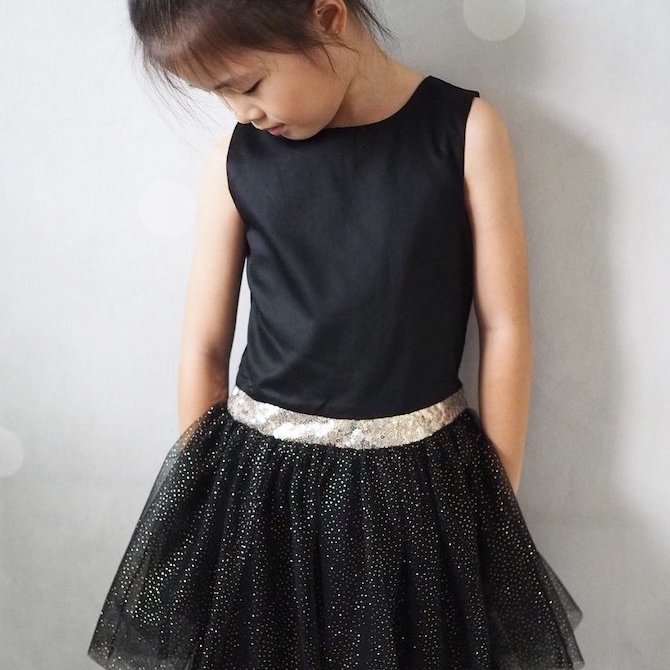 Pocketpig Diary black tulle dress