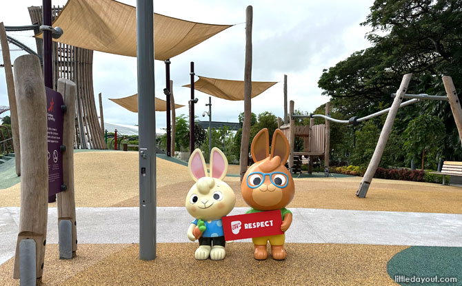 #ichoosefamilytime at the PropNex Family Zone playground at the Active Garden
