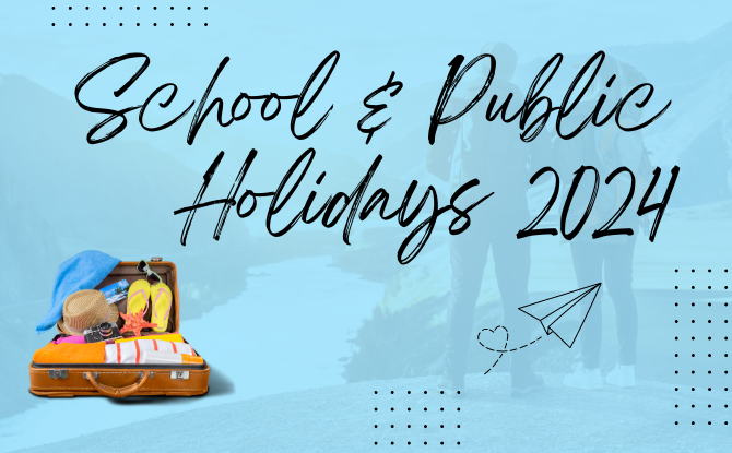 Singapore Public Holidays & MOE School Holidays 2024