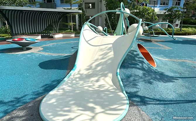 Slide at Punggol Waterway Sunrise I Playground